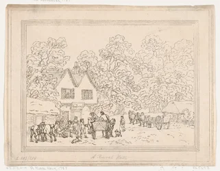 Une halte rurale, 1787