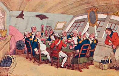 Une cabane confortable, vers 1810, 1904