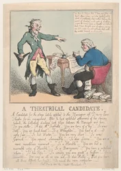 Un candidat théâtral, 1797