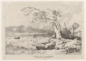 Vue sur la côte du Sussex
