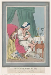 Une vieille fille à la recherche d