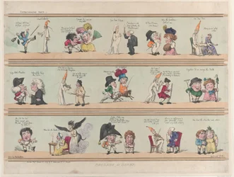 Bordures pour pièces, Extravaganzas Planche 1, 28 mars 1799