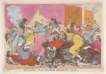 Dissolution du club des bas bleus, 1er mars 1815