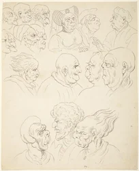 Têtes caricaturales