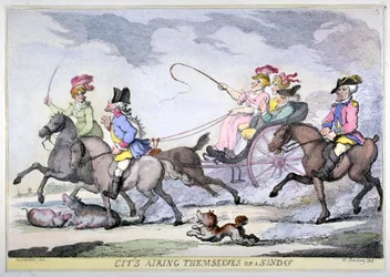 Les bourgeois se promenant un dimanche, 1809