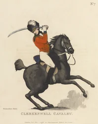 Cavalerie de Clerkenwell, vers 1799