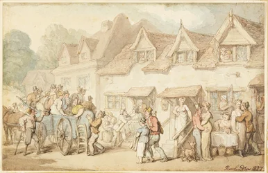 Changement de Chevaux de Diligence