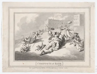 Les conforts de Bath, Planche 12, 6 janvier 1798