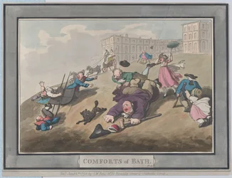 Les Conforts de Bath, Planche 12, 6 janvier 1798