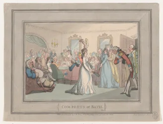 Les conforts de Bath, Planche 8, 6 janvier 1798