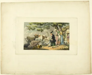 Le Docteur Syntax dessinant d