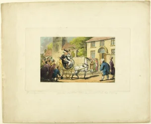 Le Docteur Syntax prenant possession de son poste, de Le Tour du Docteur Syntax