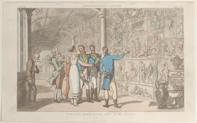 Don Luigi rencontre Donna Anna au musée, de Naples et la Campagna Felice, 1er juin 1815