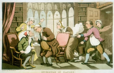 Le Dr Syntax en danger, 1820