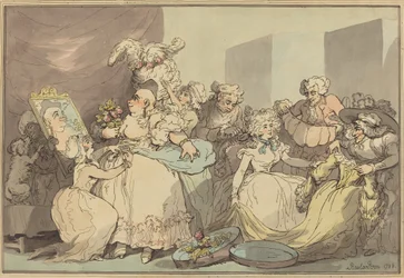 Habillage pour un anniversaire, 1788