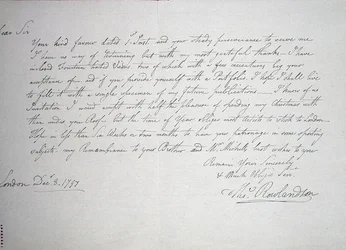 La plus ancienne lettre connue de l