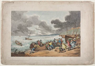 Embarquement de Brighthelmstone à Dieppe, 1787