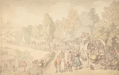 Foire de Fairlop, Essex, vers 1816