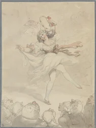 Danseuse avec un tambourin