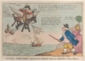Retour merveilleux du général Cheathem de son exposition de feux d