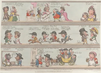 Bordures grotesques pour pièces et halls, 1er décembre 1800