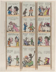 Bordures grotesques pour pièces et halls, Planche 15, 1799