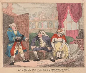 Intrusion ou le docteur dérangé, pub. 1786