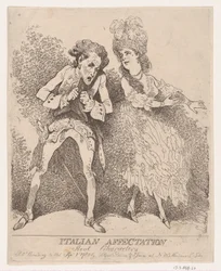 Affectation italienne, Personnages réels