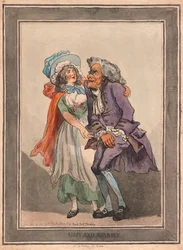 Luxure et avarice, pub. 1788