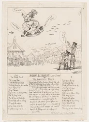 Le dernier recours de Madame Blubber ou Le Dilly aérostatique, 29 avril 1784