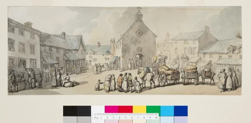 Place du marché, Llanrwst, c.1797
