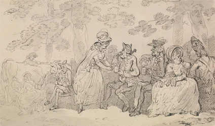 Les laitières et les messieurs à St James