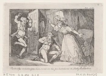 La perdrix interrompt Tom Jones dans ses protestations à Lady Bellaston, de L