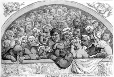 Pidgeon Hole - Une astuce de Covent Garden pour enfermer les dieux, 1811