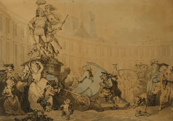 Place Victoire à Paris, 1784