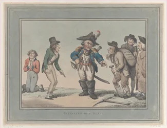Préparation pour un duel, 12 janvier 1795