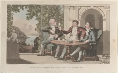 Quae Genus Engagé avec des Amis Joviaux, Ou-Qui Chante le Mieux, de L