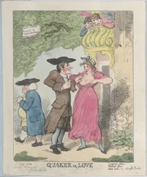 Quaker amoureux, 1815