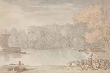 Scène fluviale (La Tamise à Eton )