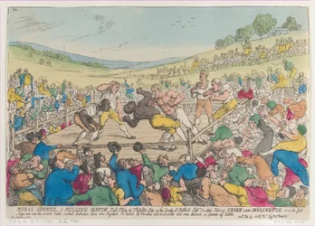 Sports ruraux, un match de boxe, 29 septembre 1811