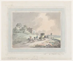 Croquis rustique, ou une chaise de poste en voyage, 1785-99