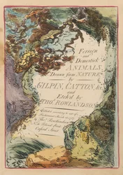 Ensemble de huit avec page de titre. 