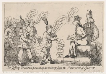 Sir Jeffery Dunstan présente un message de la Corporation de Garratt