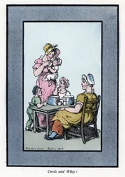 Femme assise vendant du lait de caille et du lait à une mère et ses enfants