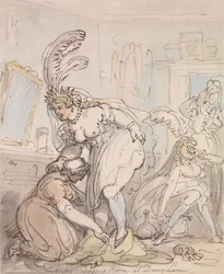 La loge des actrices au Drury Lane