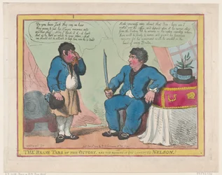 Les braves marins de la Victoire et les restes du regretté Nelson!