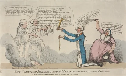 Les fantômes de Mirabeau et du docteur Price apparaissant au vieux Loyola