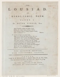 La Lousiad, Page de Titre, 1787