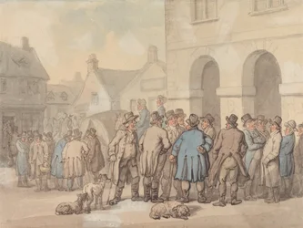 La place du marché, Brackley, Northamptonshire