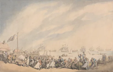 Le retour de la flotte à Great Yarmouth en 1797